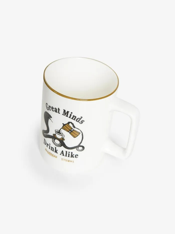 Accessories Allpress X Great Minds Drink Alike Ceramic Mug White Thrills Other
