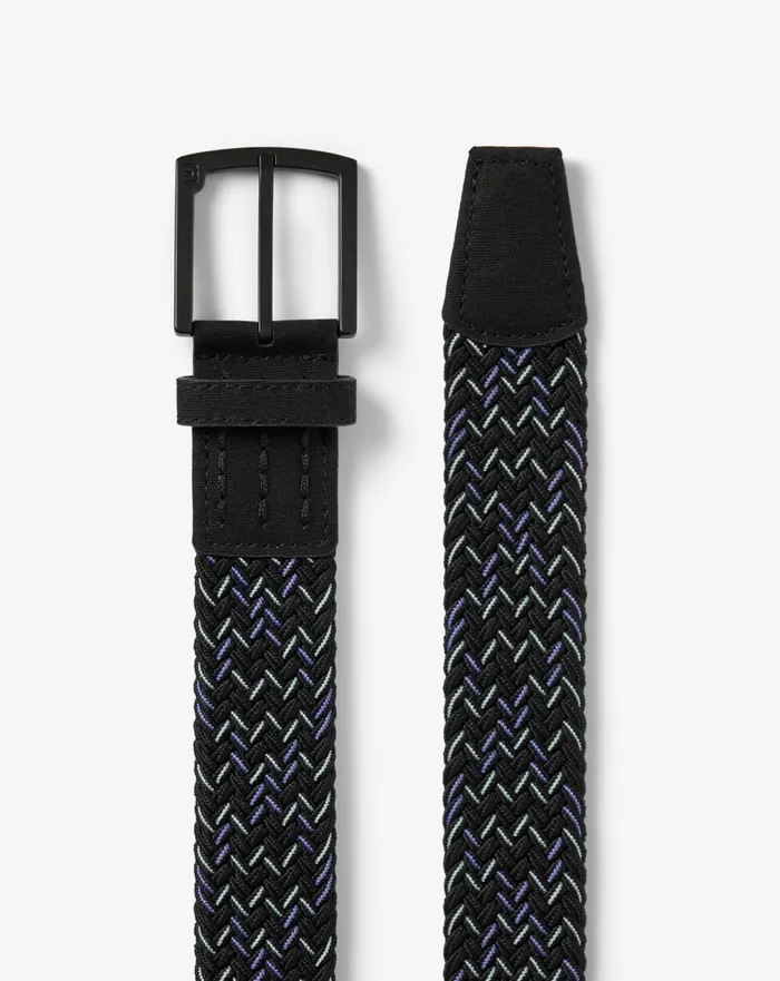 Accessories Belts TravisMathew LOCAL FLAVOR STRECH WOVEN BELT Black