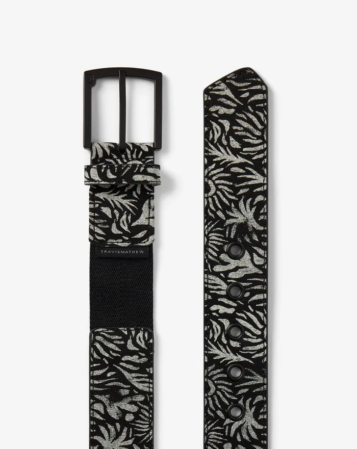 Accessories Belts TravisMathew NIGHT STROLL HYBRID STRETCH BELT Black