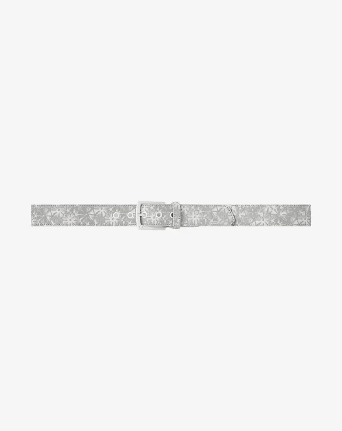 Accessories Belts TravisMathew SOLO TRAVEL CANVAS HYBRID STRETCH BELT Whitemicro Chip Accessories Belts TravisMathew SOLO TRAVEL CANVAS HYBRID STRETCH BELT Whitemicro Chip
