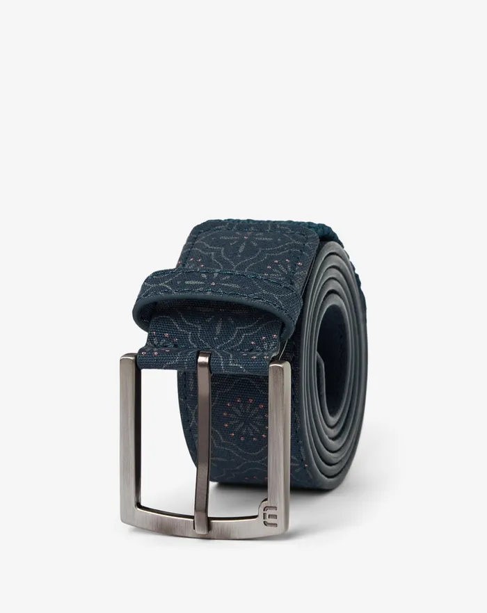 Accessories Belts TravisMathew WORLD LINK CANVAS HYBRID STRETCH BELT Mood Indigo