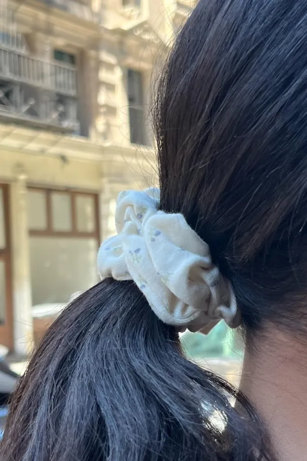Accessories Floral Scrunchie Brandy Melville HAIR ACCESSORIES