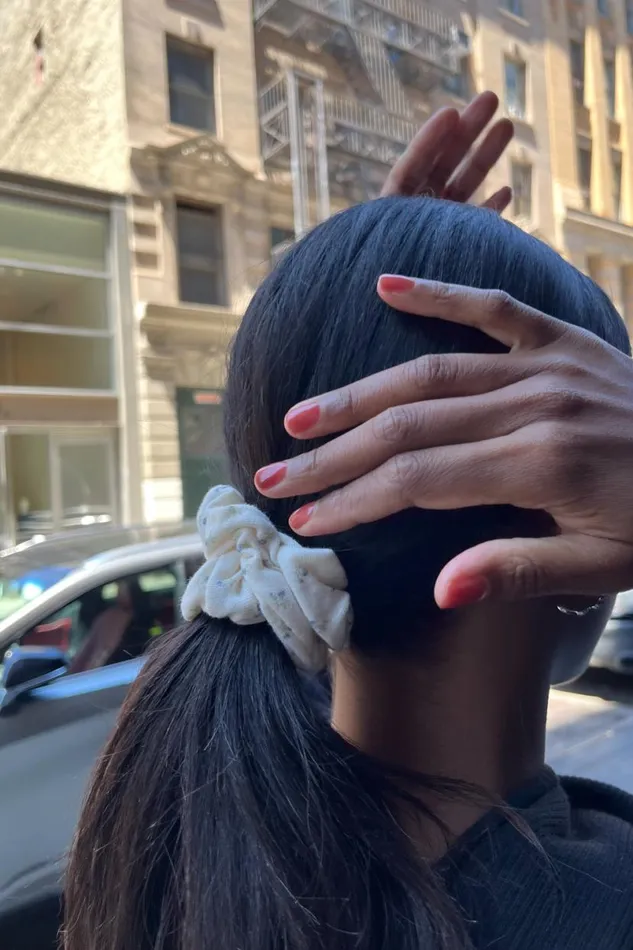 Accessories Floral Scrunchie Brandy Melville HAIR ACCESSORIES