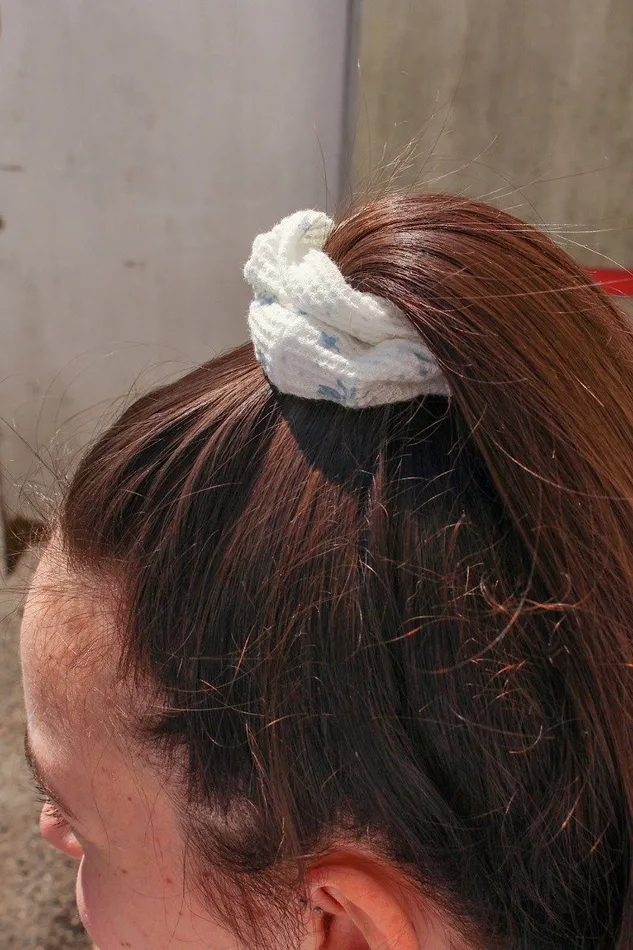 Accessories Floral Scrunchie Brandy Melville HAIR ACCESSORIES