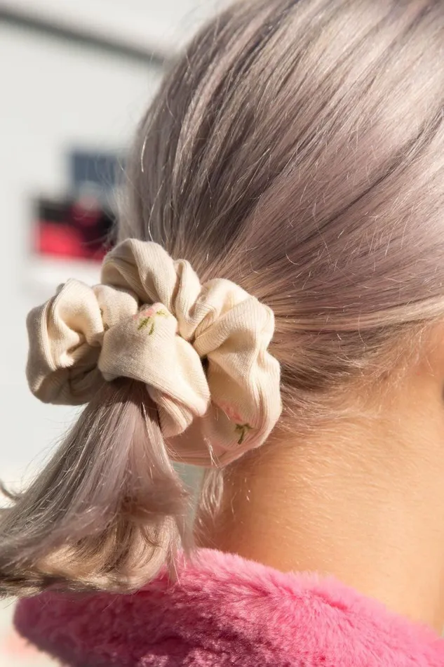 Accessories Floral Scrunchie Brandy Melville HAIR ACCESSORIES