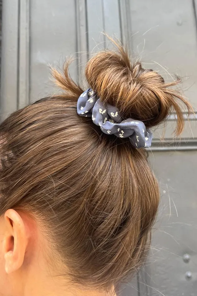 Accessories Floral Scrunchie Brandy Melville HAIR ACCESSORIES