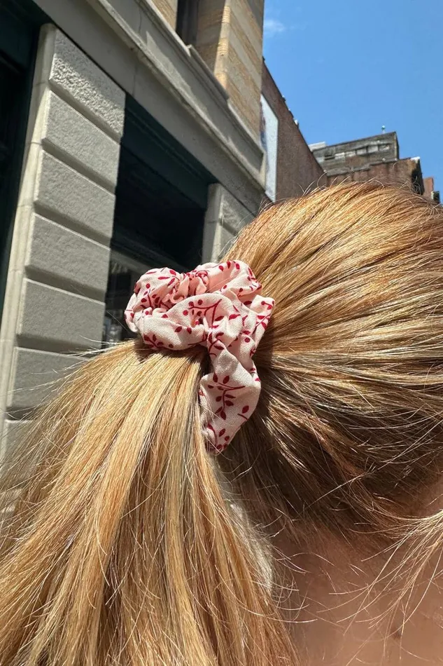 Accessories Floral Scrunchie Brandy Melville HAIR ACCESSORIES
