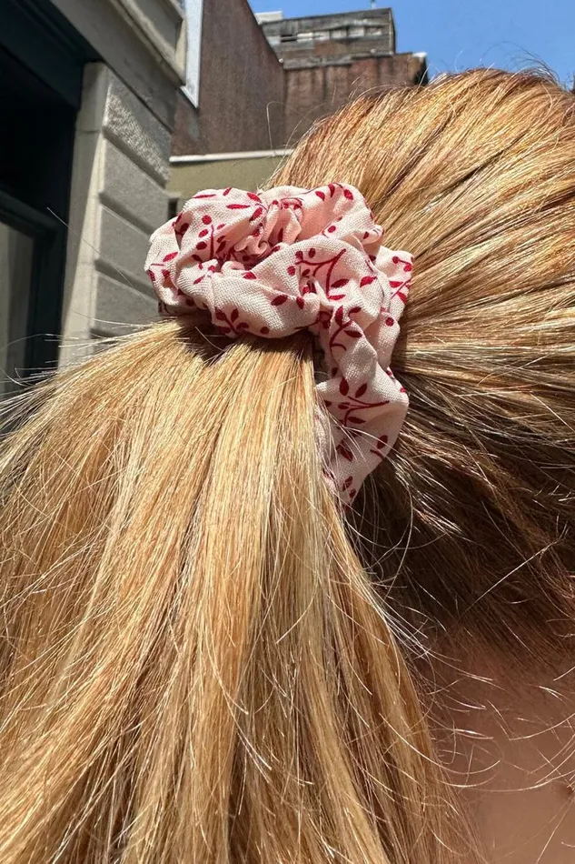 Accessories Floral Scrunchie Brandy Melville HAIR ACCESSORIES