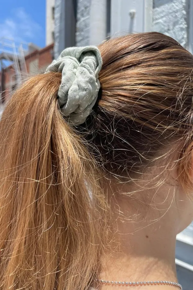 Accessories Floral Scrunchie Brandy Melville HAIR ACCESSORIES