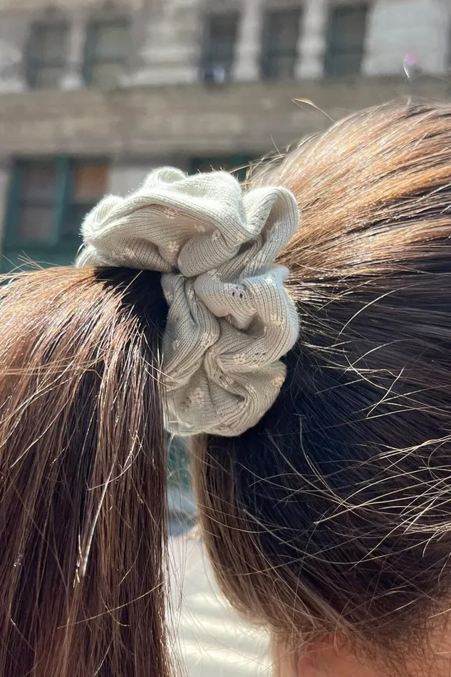 Accessories Floral Scrunchie Brandy Melville HAIR ACCESSORIES