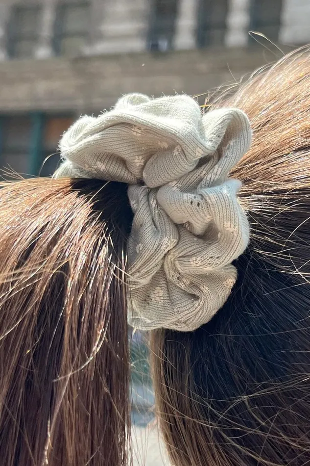 Accessories Floral Scrunchie Brandy Melville HAIR ACCESSORIES