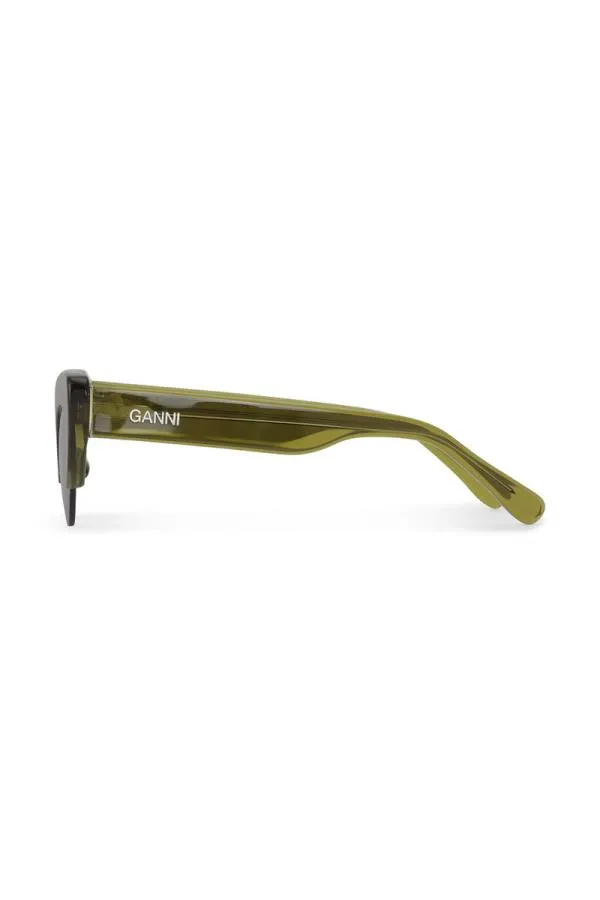 Accessories GANNI Sunglasses Cut CatEye Sunglasses Green Bay