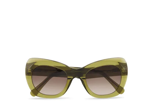Accessories GANNI Sunglasses Oversized Butterfly Sunglasses Green Bay