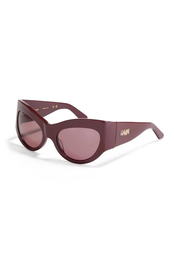 Accessories GANNI Sunglasses X ACE and TATE TRIXIE SUNGLASSES Burgundy