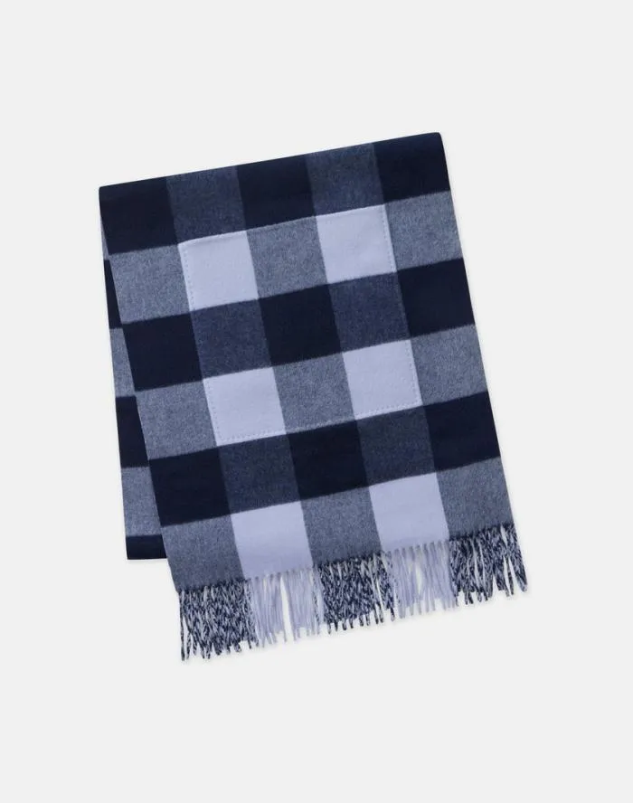 Accessories Gingham WoolCashmere Double Face Reversible Pocket Shawl Midnight Blue Multi Lafayette 148 New York Winter Accessories Accessories Gingham WoolCashmere Double Face Reversible Pocket Shawl Midnight Blue Multi Lafayette 148 New York Winter Accessories
