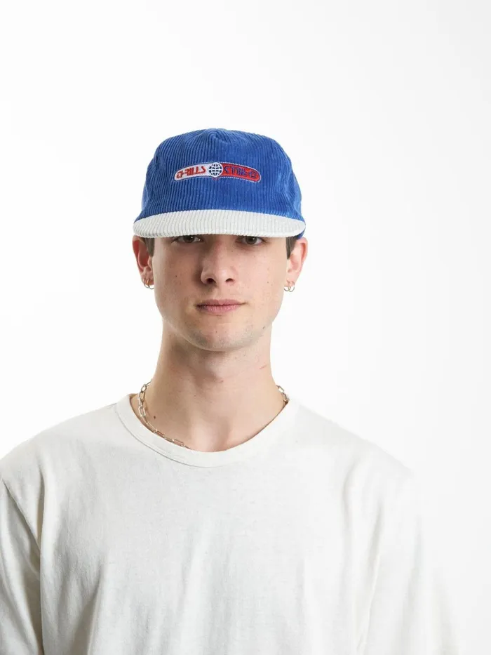 Accessories Global Double Nation 5 Panel Cap Mazarine Blue Thrills Hats