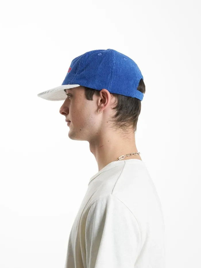 Accessories Global Double Nation 5 Panel Cap Mazarine Blue Thrills Hats