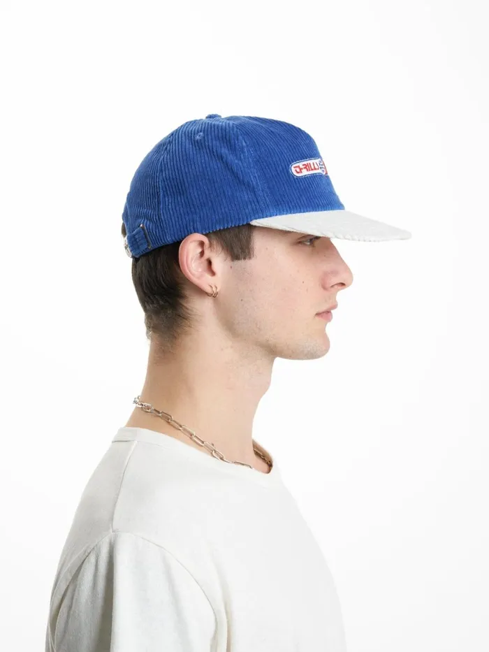 Accessories Global Double Nation 5 Panel Cap Mazarine Blue Thrills Hats