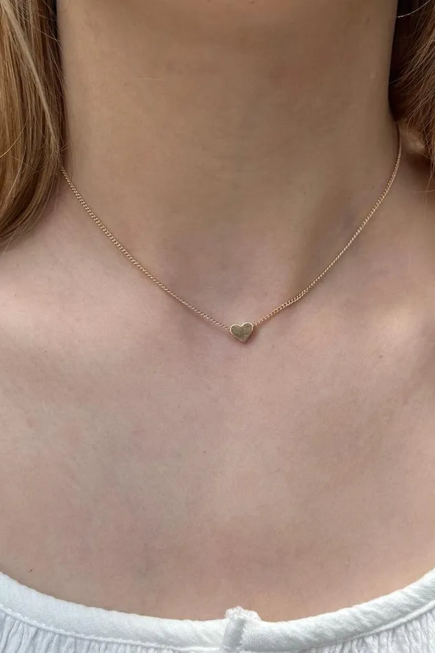 Accessories Heart Charm Necklace Brandy Melville JEWELRY
