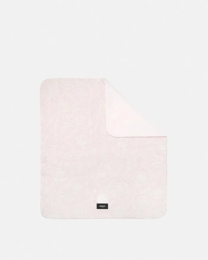 Accessories Kids Versace Medusa Padded Baby Blanket Light Pink