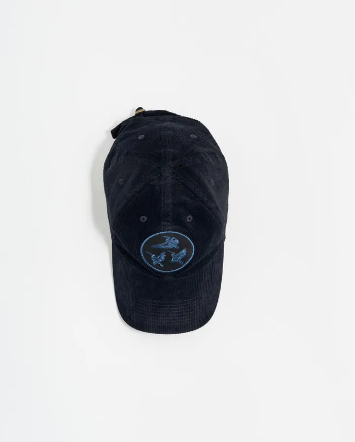 Accessories Men Billy Reid Pelican Cord Cap Black