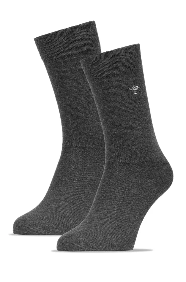 Accessories Men FYNCHHATTON Socks Double Pack With Logo Embroidery Anthranavyblack Accessories Men FYNCHHATTON Socks Double Pack With Logo Embroidery Anthranavyblack