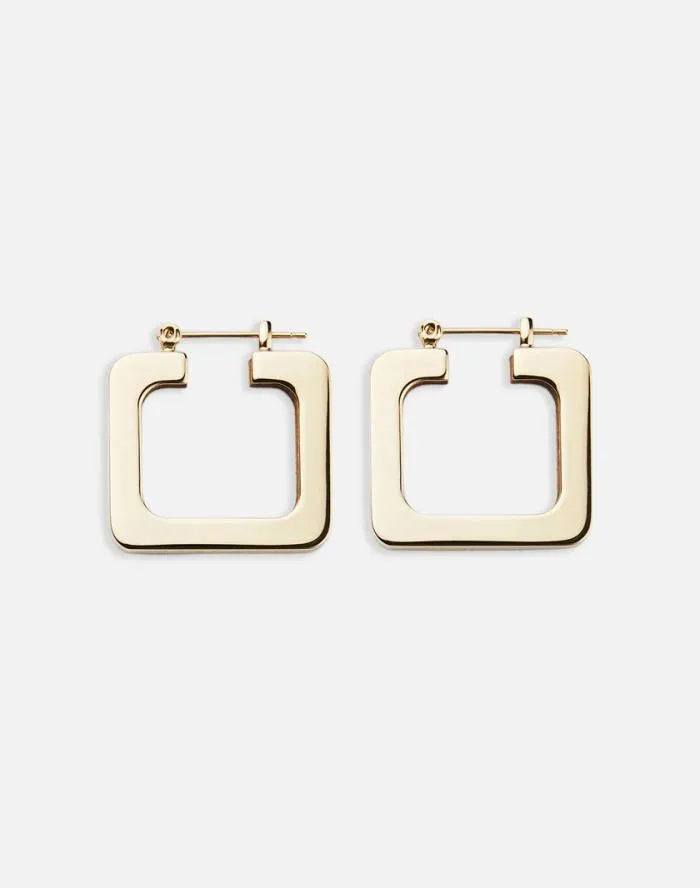 Accessories Metal and Teak Block Reversible Hoop Earrings Pale Gold Multi Lafayette 148 New York Jewelry Accessories Metal and Teak Block Reversible Hoop Earrings Pale Gold Multi Lafayette 148 New York Jewelry
