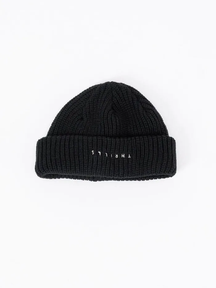 Accessories Minimal Beanie Black Thrills Hats