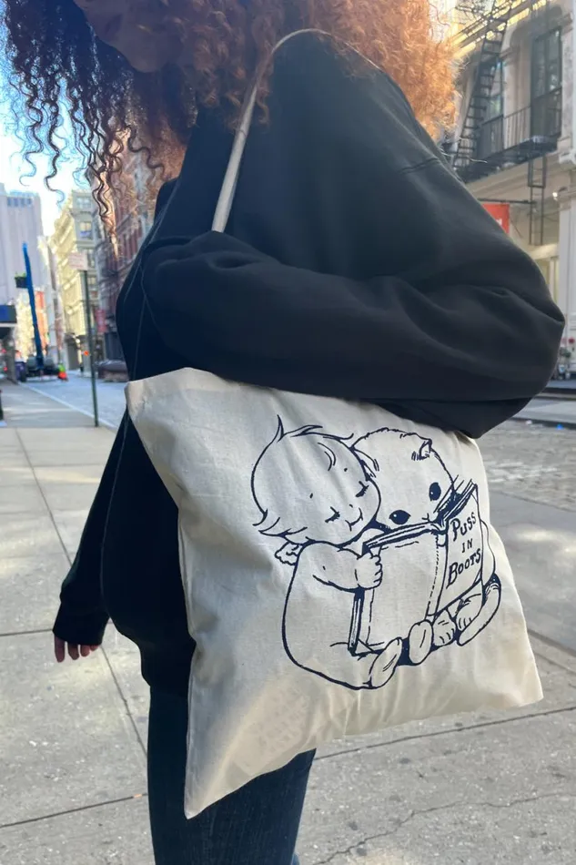 Accessories Puss In Boots Tote Bag Brandy Melville BAGS and BACKPACKS