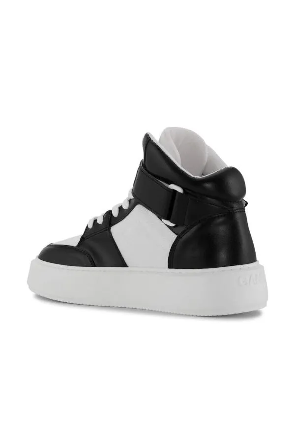 AccessoriesShoes GANNI Trainers BlackWhite Sporty Mix High Top Sneakers Blackwhite Vintage AccessoriesShoes GANNI Trainers BlackWhite Sporty Mix High Top Sneakers Blackwhite Vintage