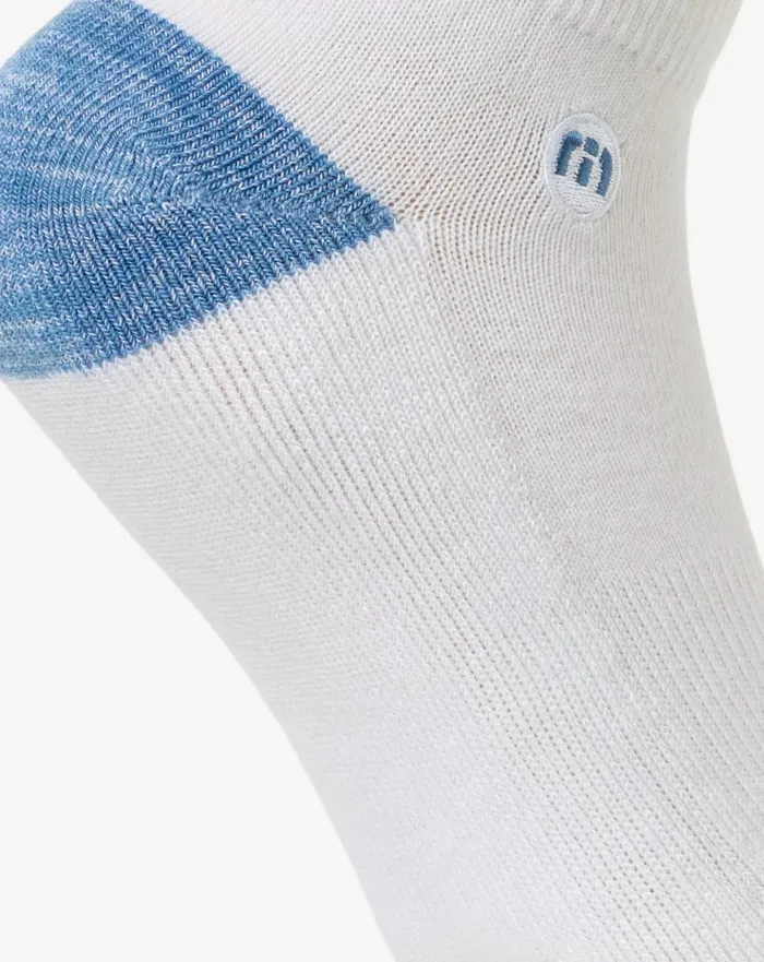 Accessories Socks TravisMathew LOST MAPES ANKLE SOCK White