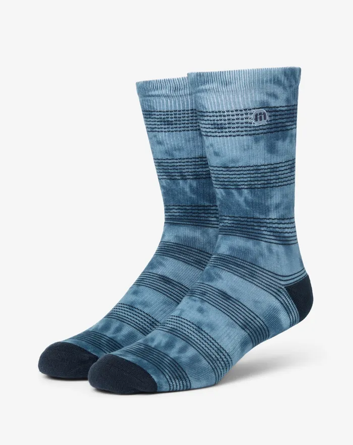 Accessories Socks TravisMathew PACIFIC PLUNGE CREW SOCK Light Teal