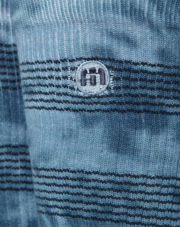 Accessories Socks TravisMathew PACIFIC PLUNGE CREW SOCK Light Teal