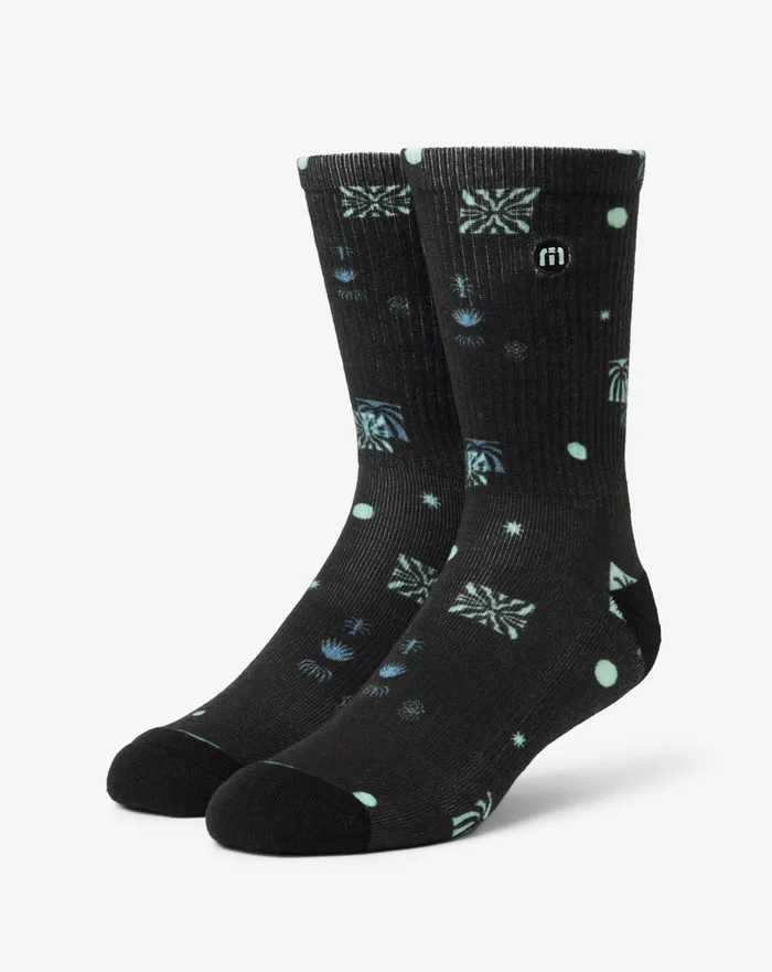 Accessories Socks TravisMathew QUICK TRIP CREW SOCK Black
