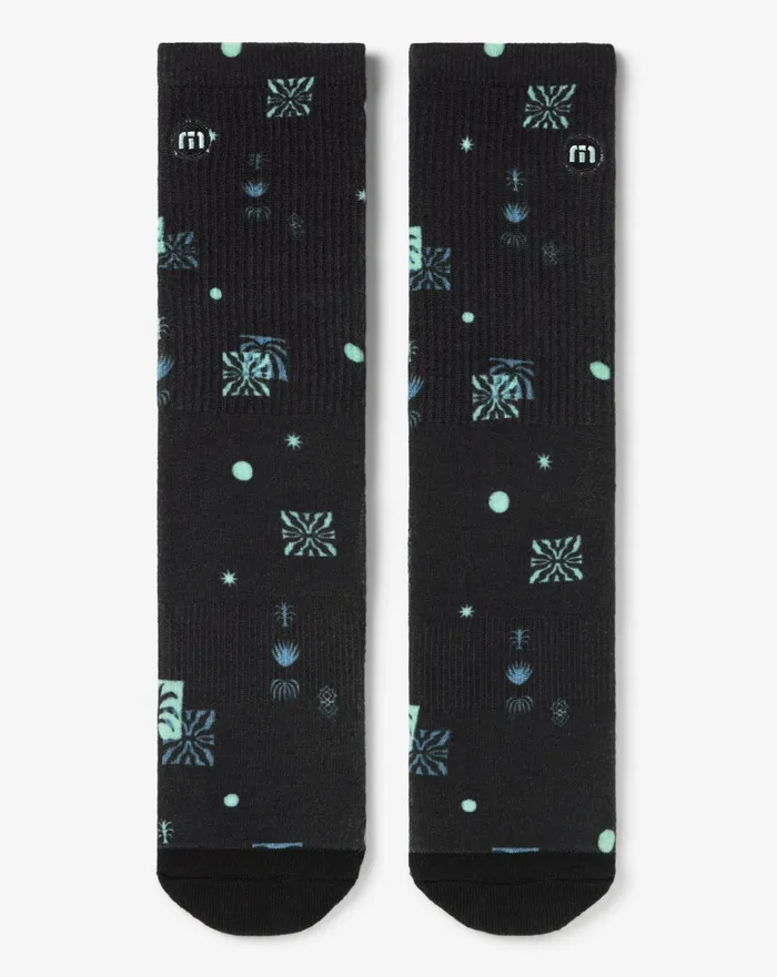 Accessories Socks TravisMathew QUICK TRIP CREW SOCK Black