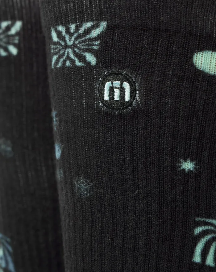 Accessories Socks TravisMathew QUICK TRIP CREW SOCK Black