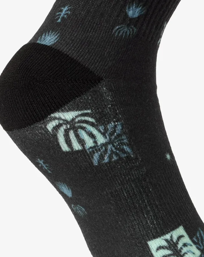 Accessories Socks TravisMathew QUICK TRIP CREW SOCK Black