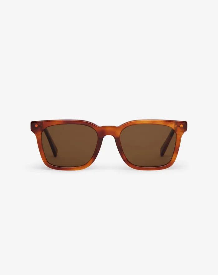 Accessories Sunglasses TravisMathew SEACLIFF SUNGLASSES Light Tort Bronze Polar