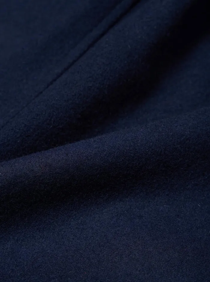 Account Coat In Navy Melton Men Universal Works Coats and Outerwear