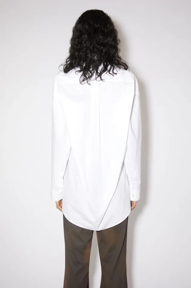Acne Studios Buttonup Shirt White Women Shirts and Blouses