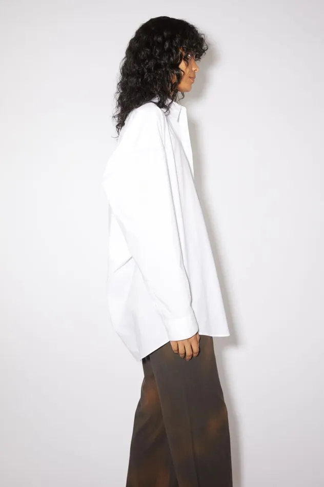 Acne Studios Buttonup Shirt White Women Shirts and Blouses