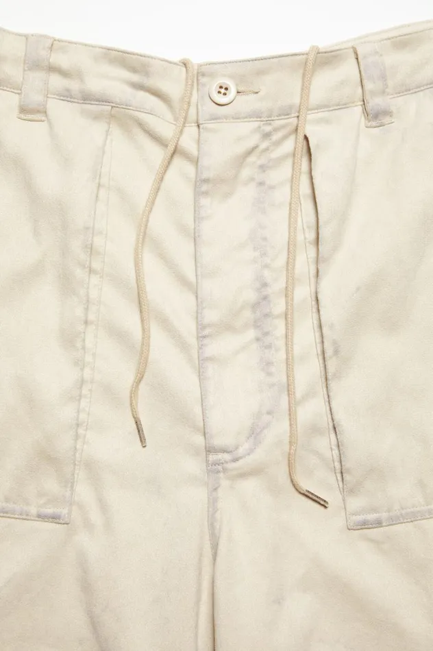 Acne Studios Cargo Trousers Beige Men Trousers