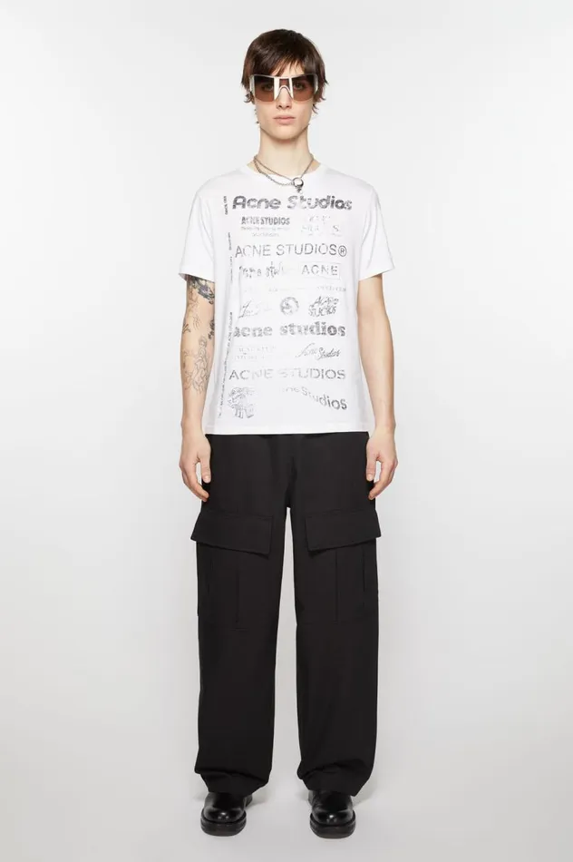 Acne Studios Cargo Trousers Black Black Men Trousers