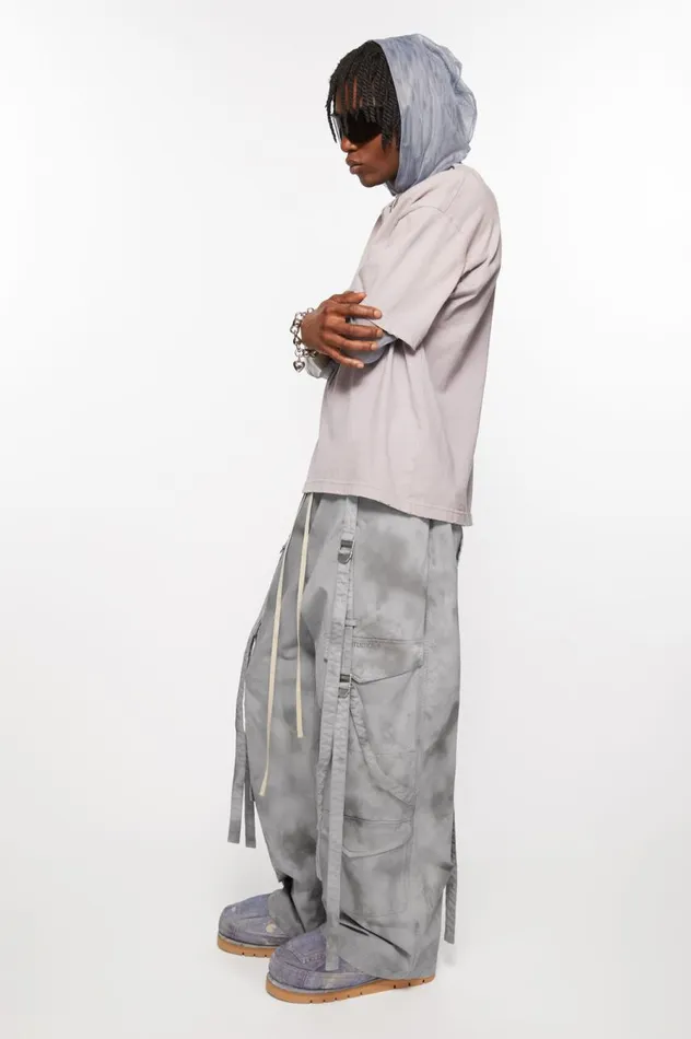 Acne Studios Cargo Trousers Mid Grey Men Trousers