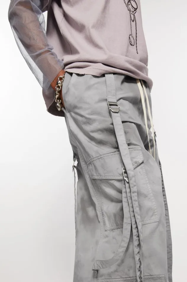 Acne Studios Cargo Trousers Mid Grey Men Trousers