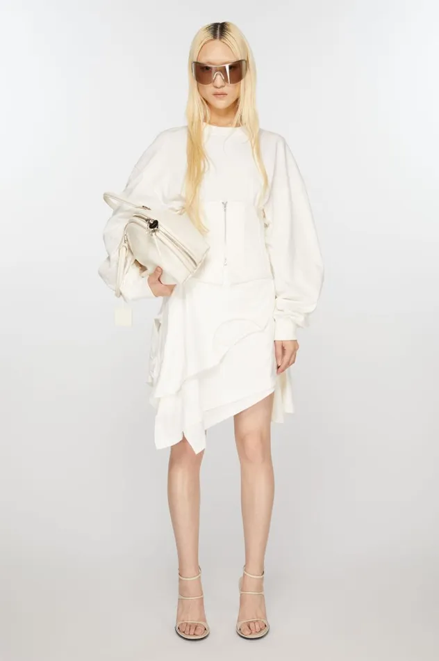 Acne Studios Corset Dress White Women Dresses