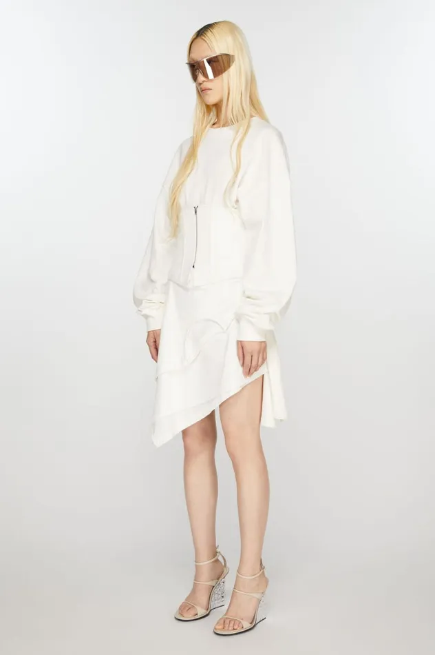 Acne Studios Corset Dress White Women Dresses