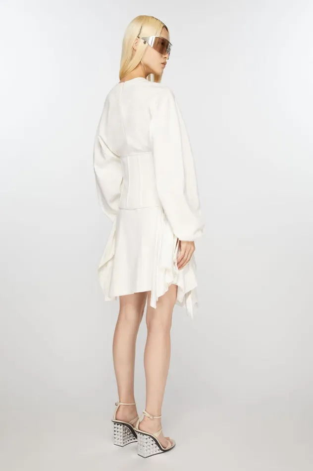 Acne Studios Corset Dress White Women Dresses