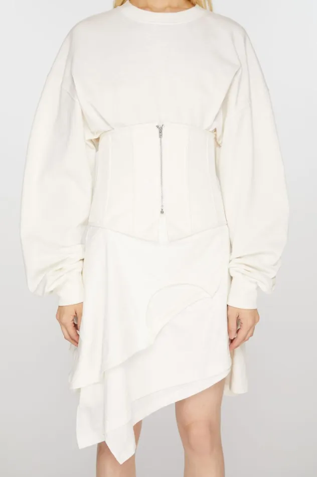 Acne Studios Corset Dress White Women Dresses