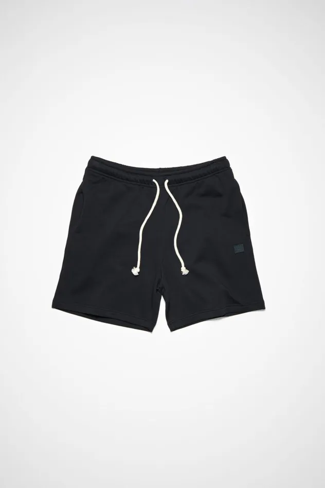 Acne Studios Cotton Sweat Shorts Black Men Shorts